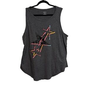 Torrid Active Gray Star Tank size 3X